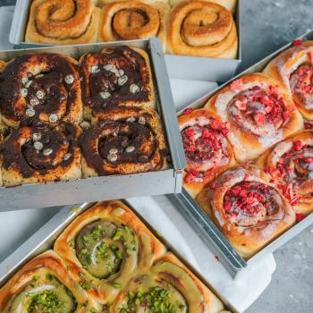 Hefeteigschnecken 4 Varianten 
